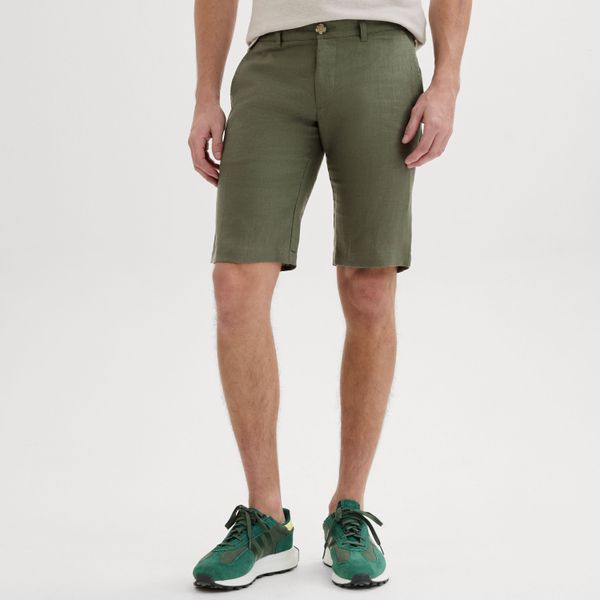 Olive Plain Shorts